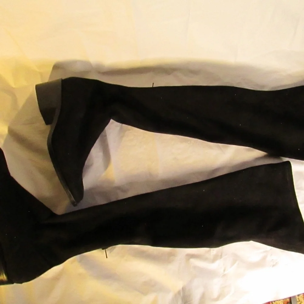 Steve Madden Black Over the Knee Boots